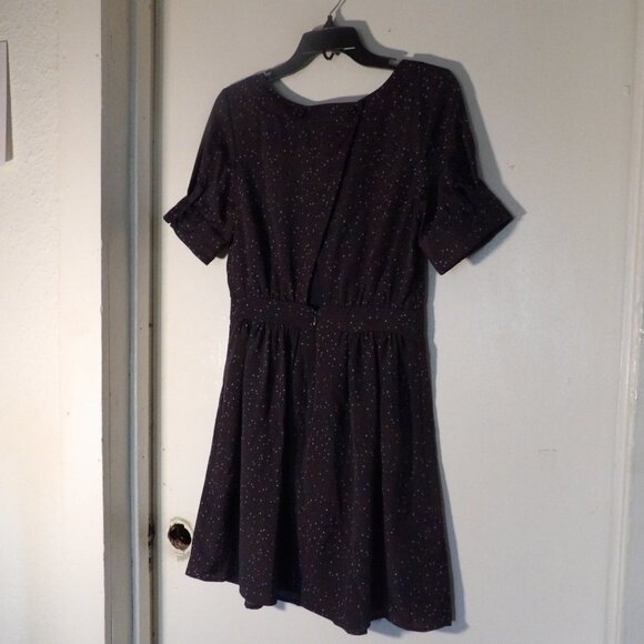 BCBGeneration Puff Sleeve Cut Out Midi Dress EUC Sz 6 - Picture 7 of 7